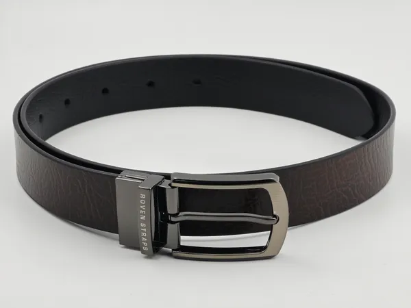 Brown_Textured_Casual_Belt_For_Men