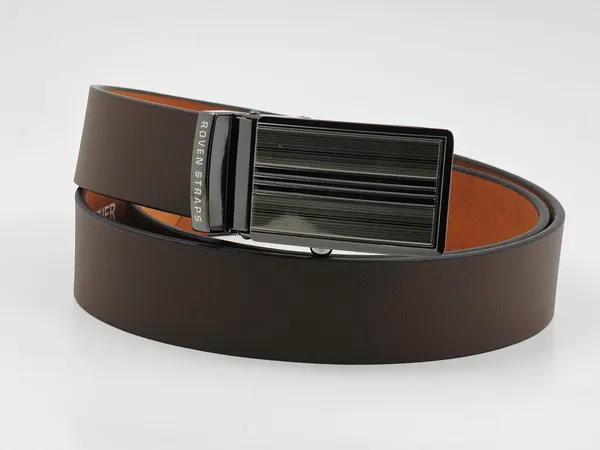 Brown_Adjustable_Automatic_Belt_For_Men