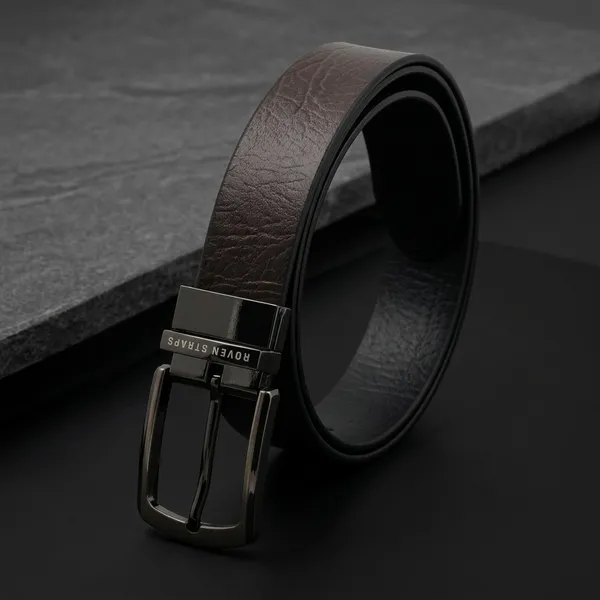 Brown_Textured_Casual_Belt_For_Men
