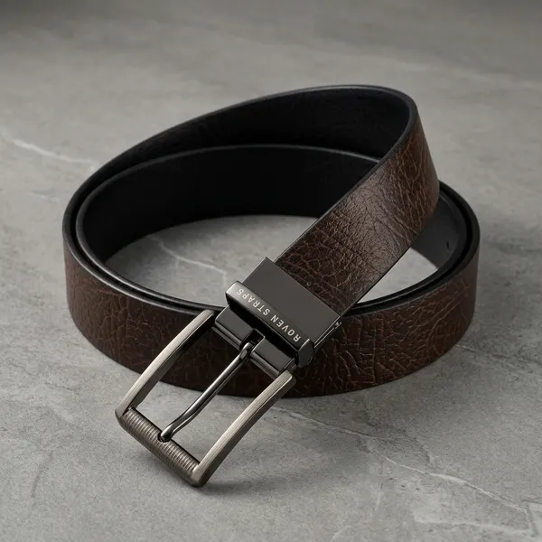 Brown_Textured_Casual_Belt_For_Men