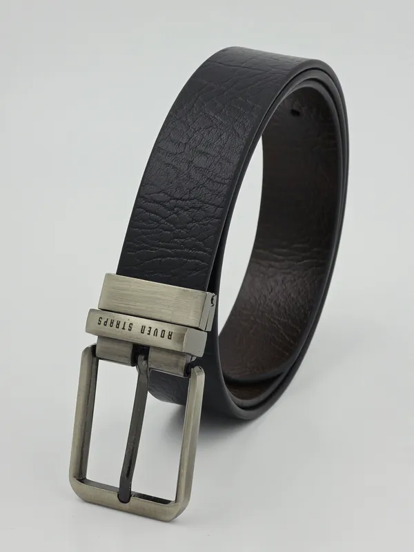 Black_Textured_Casual_Belt_For_Men