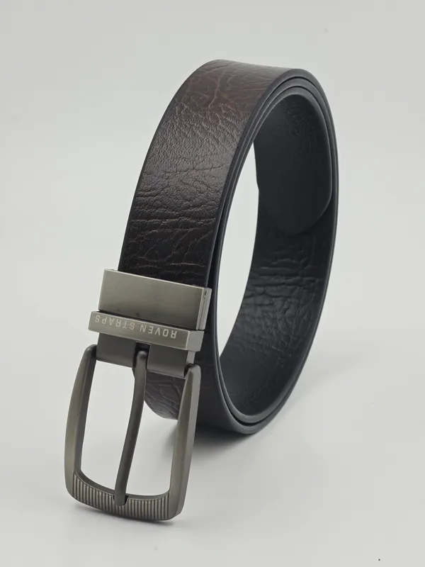 Black_Textured_Casual_Belt_For_Men
