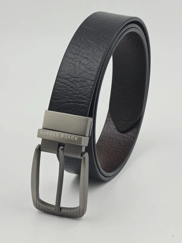Black_Textured_Casual_Belt_For_Men