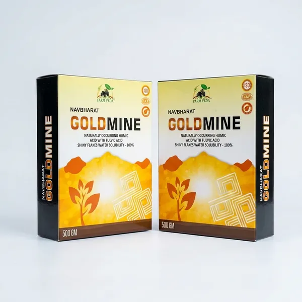 Navbharat_Goldmine_Humic_Acid_51%_Fulvic_10%_Fertilizer_500G_-_Pack_of_2