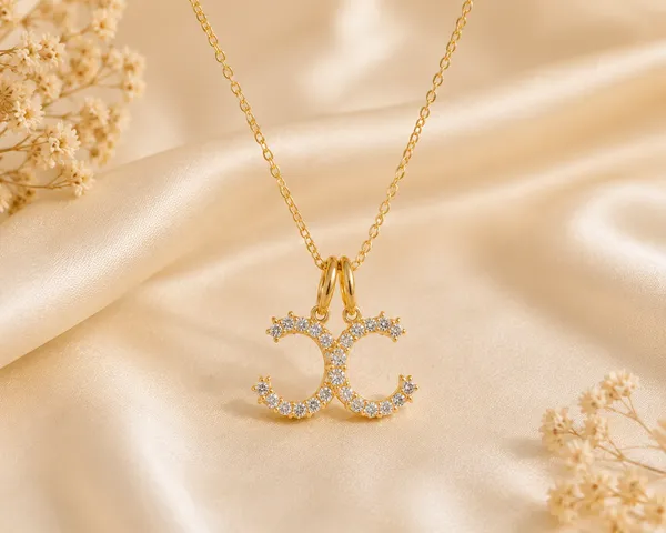 Gold_Plated_Crystal_Embellished_Double_C_Pendant_Necklace