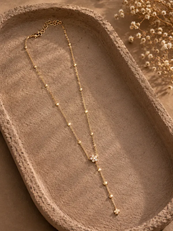 Floral_drop_zircon_chain_set_for_women_and_girls