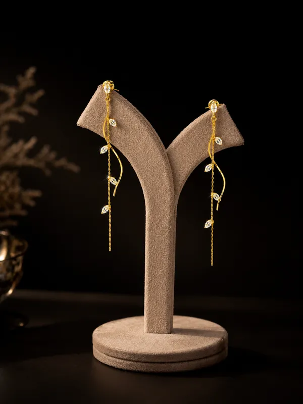 Gold_Plated_Crystal_Vine_Drop_Earrings_for_Women_|_Anti_Tarnish_Long_Dangle_Earrings_|_Lumora_Jewels