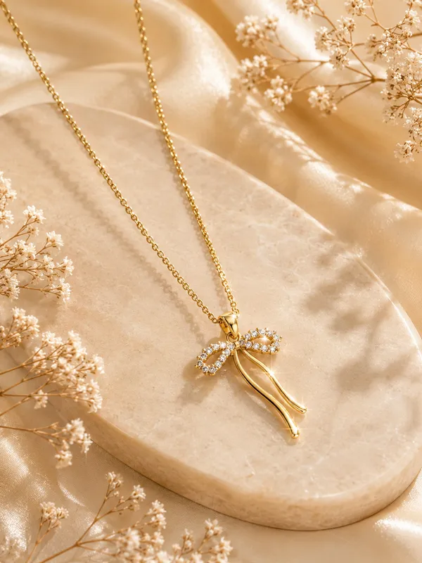 Luxury_Bow_Style_Pendant_set_for_women_and_girls_|_Premium_Anti_Tarnish_Jewellery