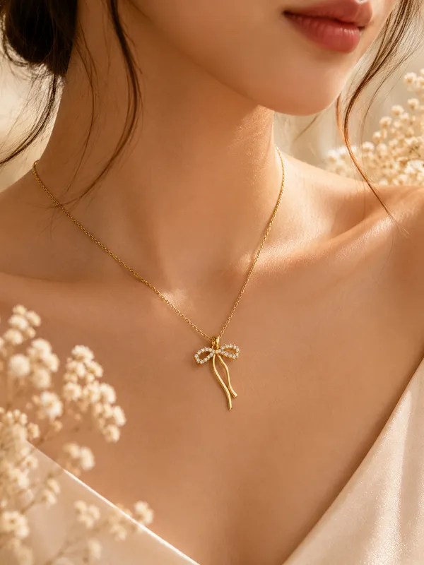 Luxury_Bow_Style_Pendant_set_for_women_and_girls_|_Premium_Anti_Tarnish_Jewellery
