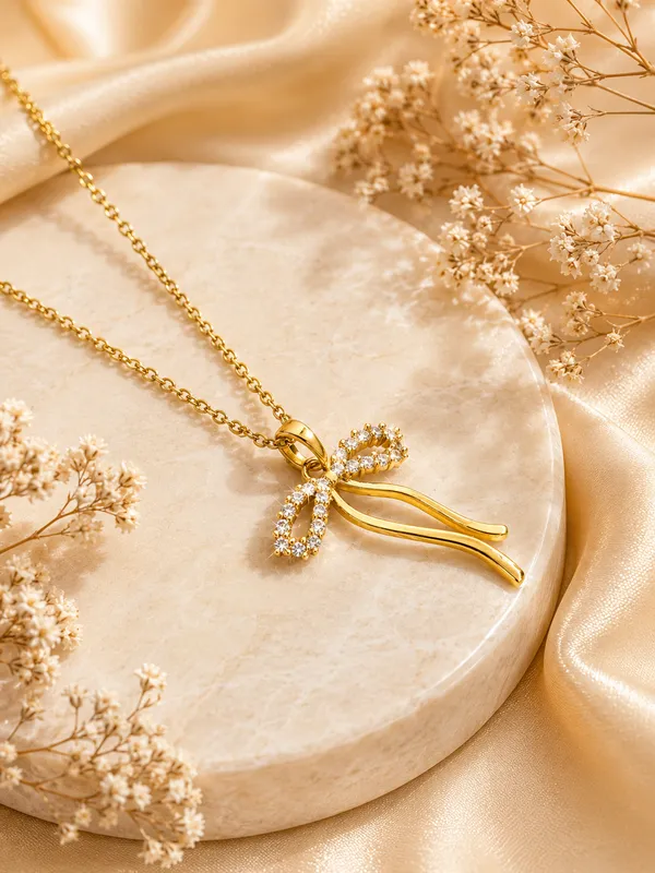 Luxury_Bow_Style_Pendant_set_for_women_and_girls_|_Premium_Anti_Tarnish_Jewellery