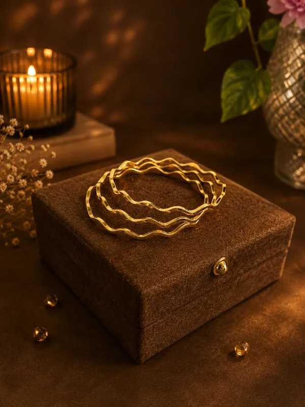 Premium_Anti_Tarnish_Wave_Design_Gold_Plated_Bangles_for_Women_-_Set_of_3