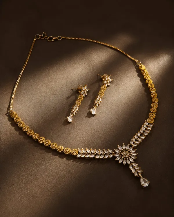 Premium_Floral_Pendant_Necklace_Set_with_Earrings_for_Women_|_Festive_Jewellery_|_Wedding_Jewellery