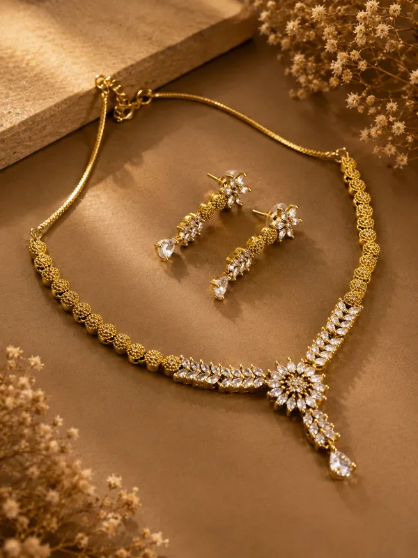 Premium_Floral_Pendant_Necklace_Set_with_Earrings_for_Women_|_Festive_Jewellery_|_Wedding_Jewellery
