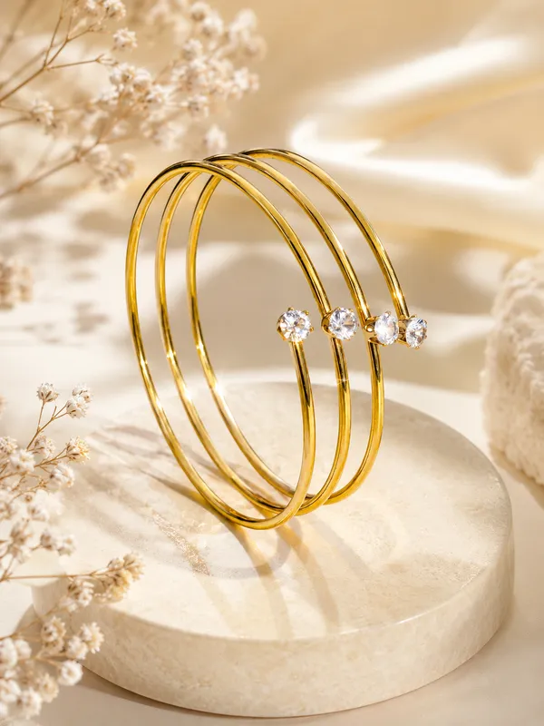 Premium_Three_Layer_Cuff_Bracelet_for_women_and_girls_|_Premium_Anti_Tarnish_Jewellery