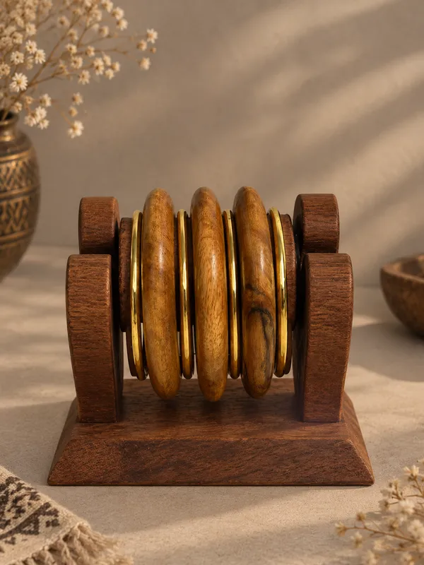 Wooden_Tribal_bangle_set_for_women_and_girls