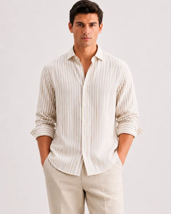 Beige_Linen_Regular_Fit_Striped_Shirt_For_Men