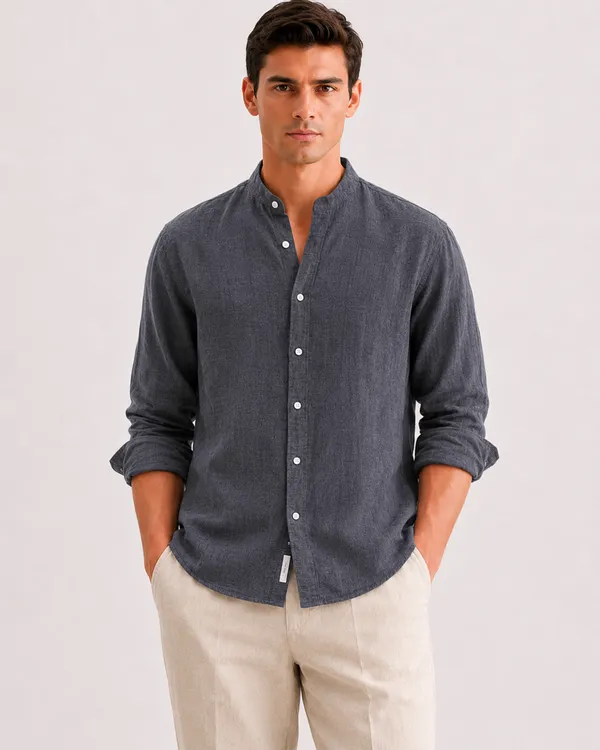 Blue_Linen_Regular_Fit_Full_Sleeve_Striped_Shirt_For_Men