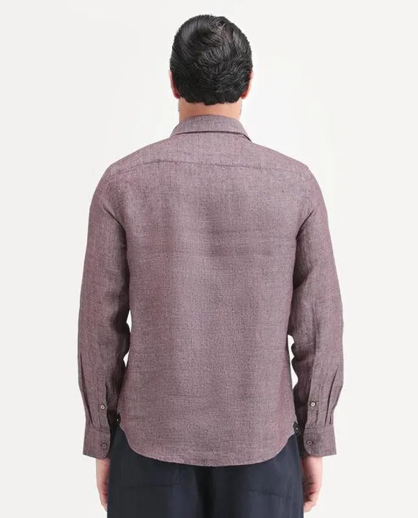 Mauve_Linen_Regular_Fit_Full_Sleeve_Casual_Shirt_For_Men