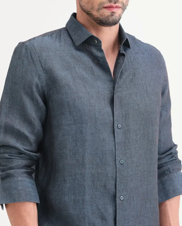 Blue_Linen_Regular_Fit_Full_Sleeve_Casual_Shirt_For_Men