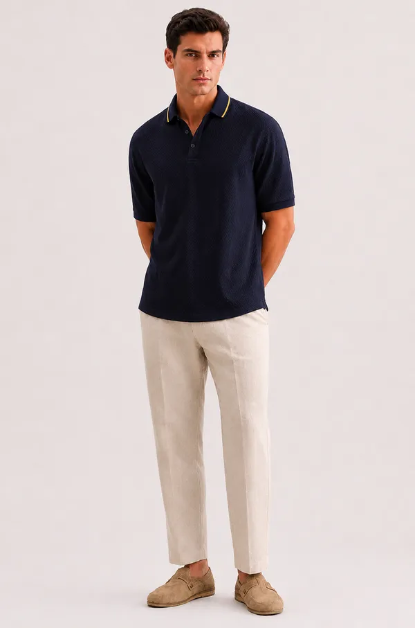 Navy_Blue_Cotton_Slim_Fit_Half_Sleeve_Polo_T-Shirt_For_Men