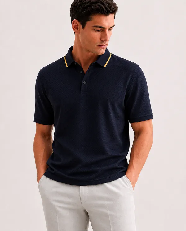 Navy_Blue_Cotton_Slim_Fit_Half_Sleeve_Polo_T-Shirt_For_Men