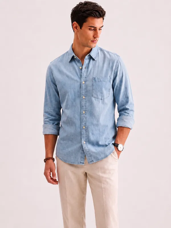 Classic_Sky_Blue_Cotton_Linen_Blend_Full_Sleeve_Shirt
