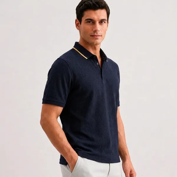 Navy_Blue_Cotton_Slim_Fit_Half_Sleeve_Polo_T-Shirt_For_Men