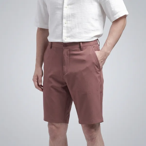 Dusty_Rose_Polyester_Regular_Fit_Formal_Shorts_For_Men