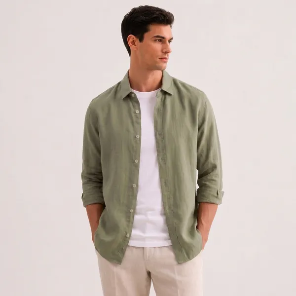 Sage_Green_Linen_Regular_Fit_Full_Sleeve_Striped_Shirt_For_Men