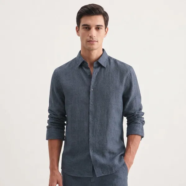 Blue_Linen_Regular_Fit_Full_Sleeve_Casual_Shirt_For_Men