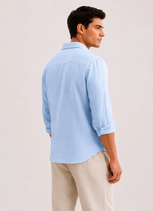Men's_Sky_Mist_Cotton_Casual_Shirt
