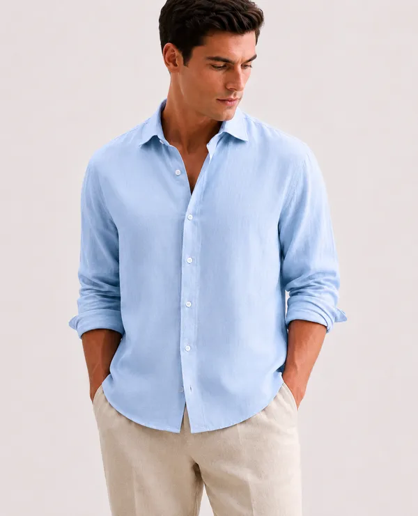 Men's_Sky_Mist_Cotton_Casual_Shirt
