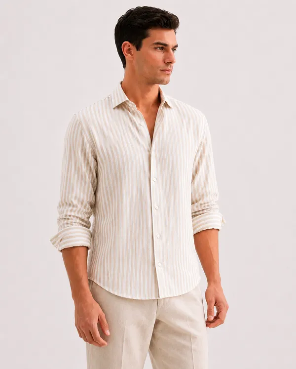 Beige_Linen_Regular_Fit_Striped_Shirt_For_Men