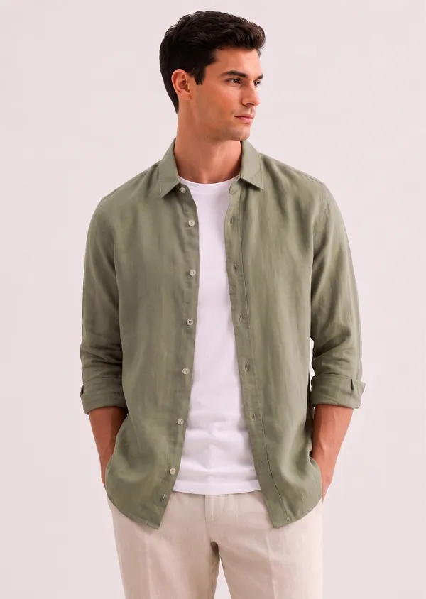 Sage_Green_Linen_Regular_Fit_Full_Sleeve_Striped_Shirt_For_Men