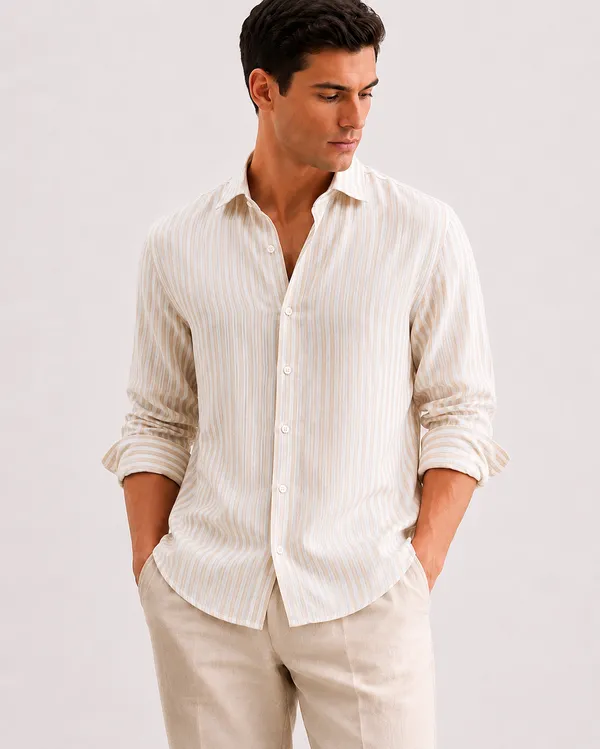 Beige_Linen_Regular_Fit_Striped_Shirt_For_Men