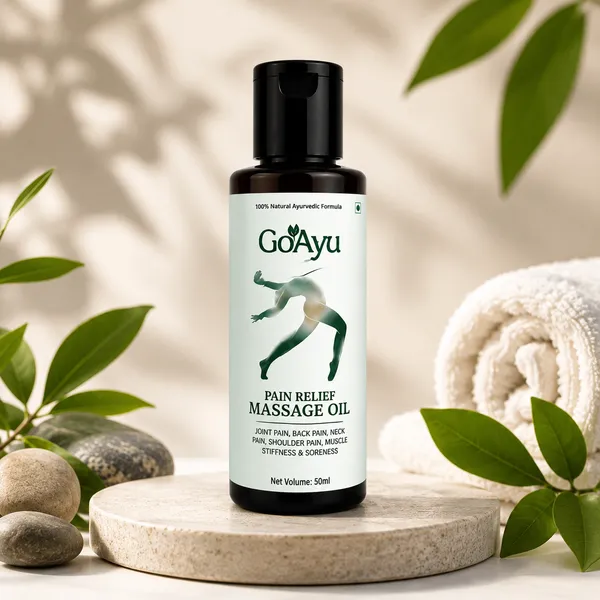 GoAyu_Pain_Relief_Massage_Oil_50ml_|_Ayurvedic_Herbal_Body_Massage_Oil_for_Joint_Pain,_Back_Pain,_Neck_Pain,_Shoulder_Pain_&_Muscle_Stiffness_|_Fast_Absorption_Formula