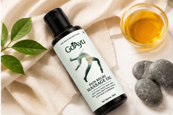 GoAyu_Pain_Relief_Massage_Oil_50ml_|_Ayurvedic_Herbal_Body_Massage_Oil_for_Joint_Pain,_Back_Pain,_Neck_Pain,_Shoulder_Pain_&_Muscle_Stiffness_|_Fast_Absorption_Formula