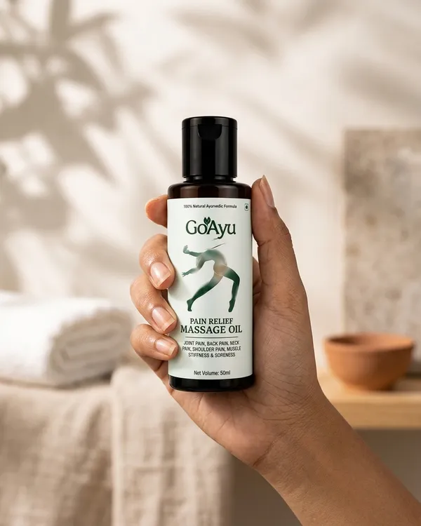 GoAyu_Pain_Relief_Massage_Oil_50ml_|_Ayurvedic_Herbal_Body_Massage_Oil_for_Joint_Pain,_Back_Pain,_Neck_Pain,_Shoulder_Pain_&_Muscle_Stiffness_|_Fast_Absorption_Formula