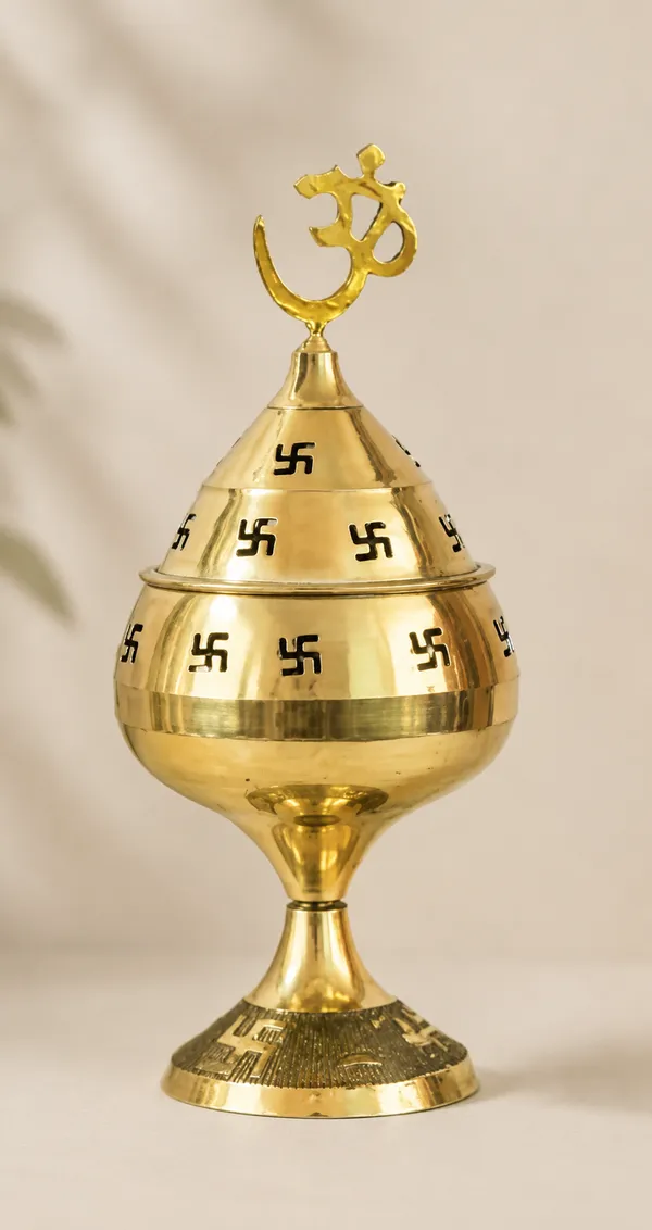 Brass_Om_Swastik_Dome_Incense_Holder_For_Pooja