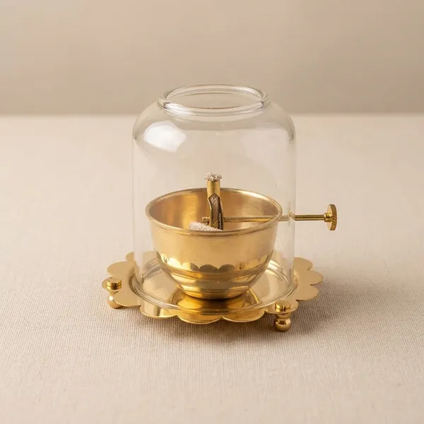 Brass_Traditional_Akhand_Deep_Glass_Chimney_Oil_Lamp