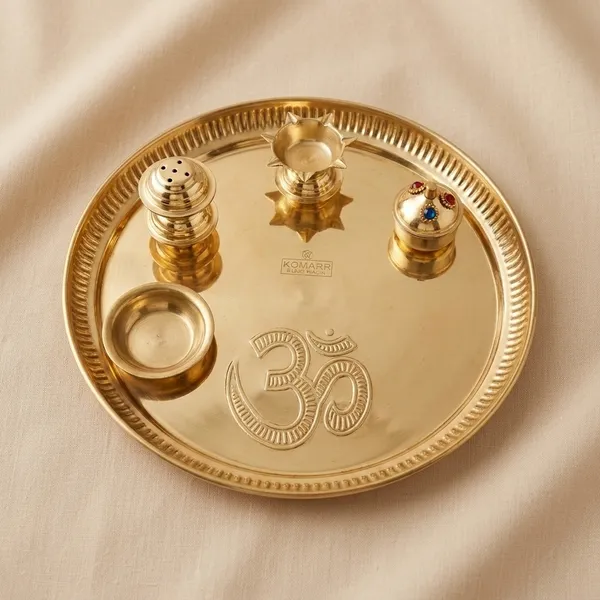 Brass_Traditional_22_Cm_Puja_Thali