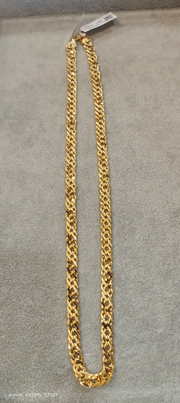 One_Gram_Gold_Plated_Rope_Chain_Necklace_For_Men_And_Women