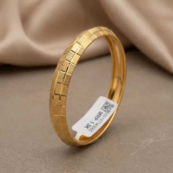 Gold_Plated_Copper_Textured_Kada_For_Men