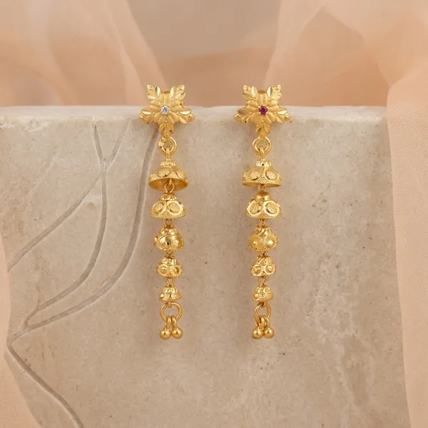One_Gram_Gold_Plated_Floral_Jhumka_Earrings_For_Women