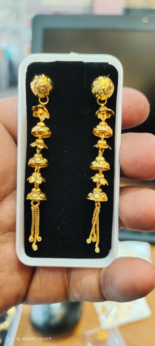 Gold-Plated_Jhumka_Style_Dangle_Earrings_For_Women