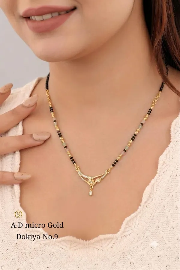 One_Gram_Gold_Plated_Micro_Dokiya_Mangalsutra_Necklace_For_Women