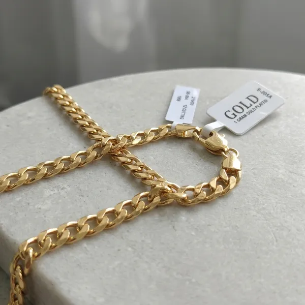 One_Gram_Gold_Plated_Cuban_Link_Chain_For_Men_And_Women