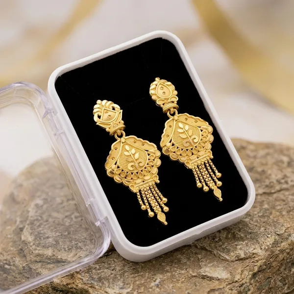 One_Gram_Gold_Plated_Filigree_Jhumka_Drop_Earrings_For_Women