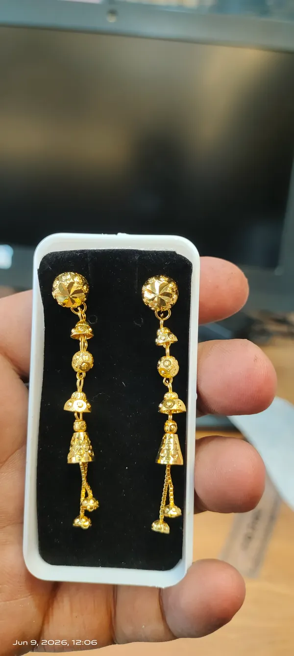 Gold_Copper_Ethnic_Jhumka_Drop_Earrings_For_Women