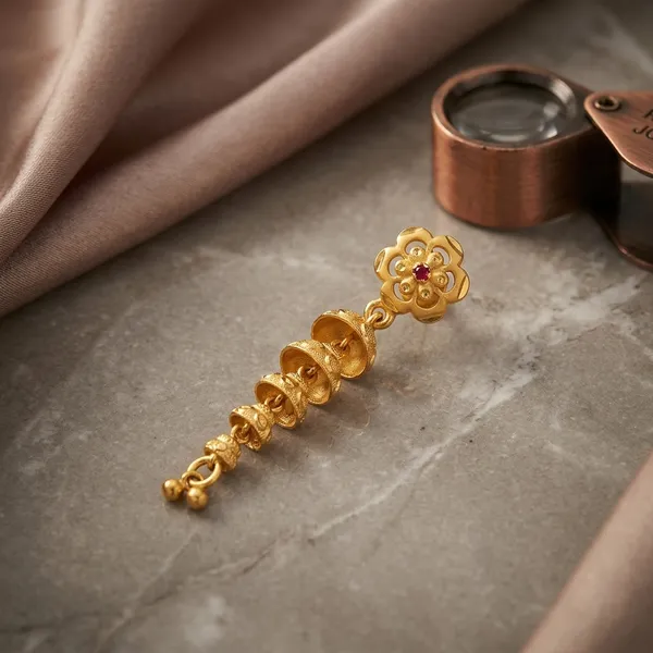 Gold_Copper_Floral_Jhumka_Earrings_For_Women